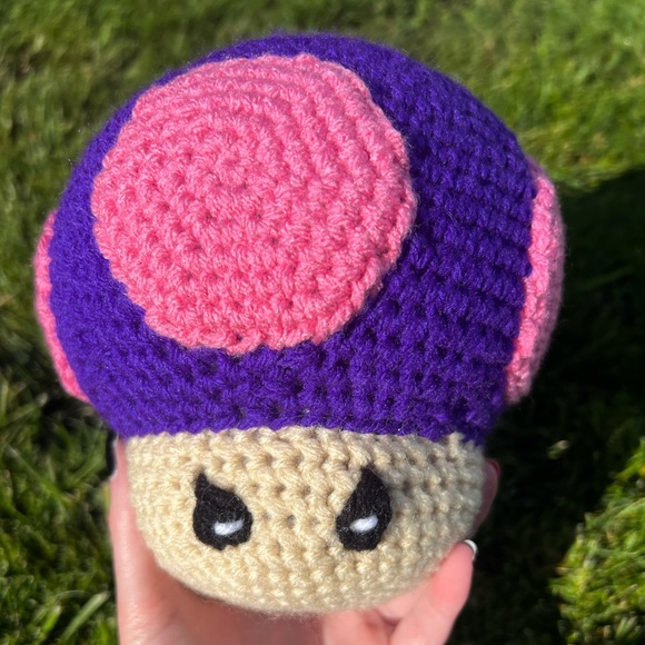 Bestseller Hand Crocheted Super Mario Mushrooms! RESTOCKED - Picture 12 of 14